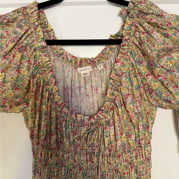 Doen Ischia Chrysanthemum Floral Dress - Picture 2 of 4